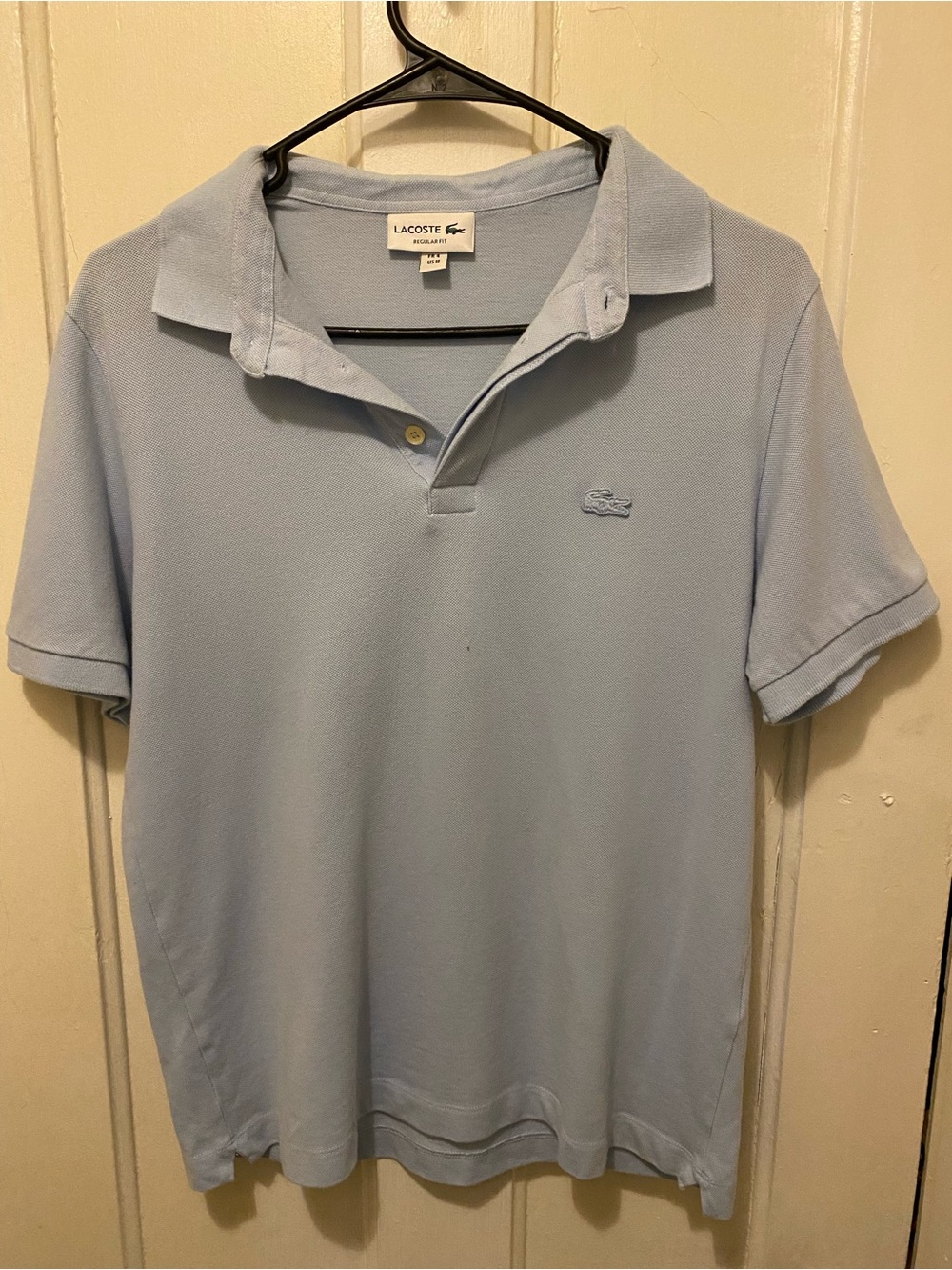 Lacoste Men's Regular Fit Light Blue Classic Polo Shirt Short Sleeve Size
Medium - Picture 2 of 11